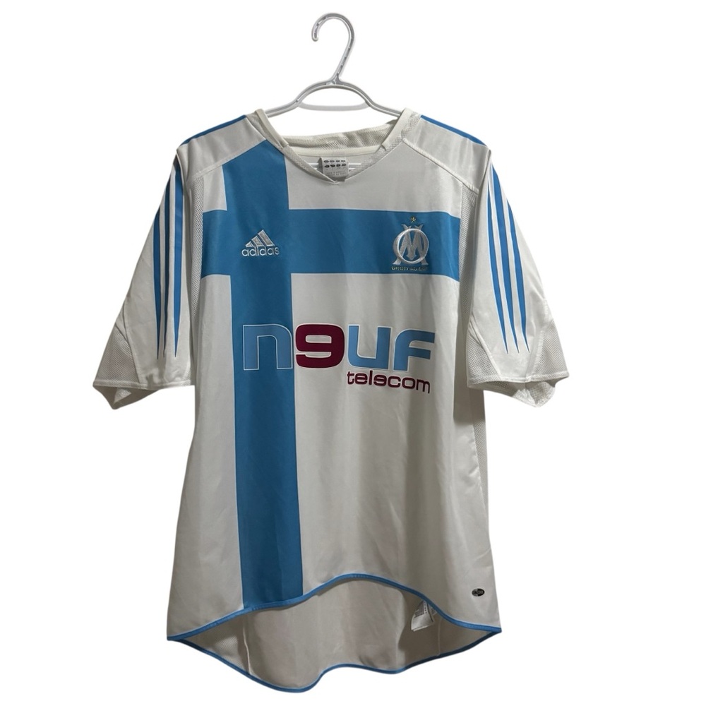 2004-05 Olympique de Marseille Home Adidas Football Jersey